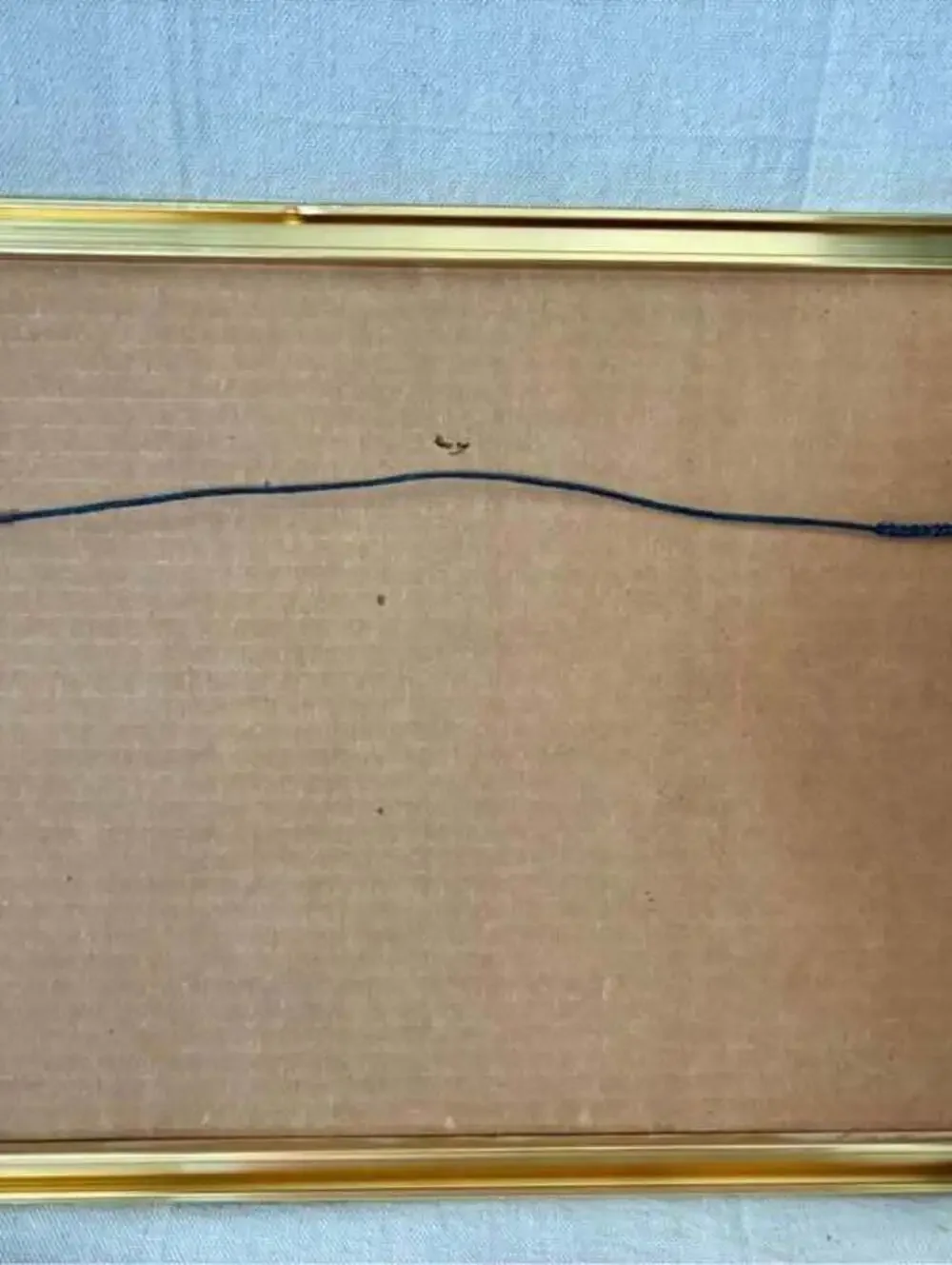 Vintage Framed Architectural Needlepoint Wall Art | 15.75